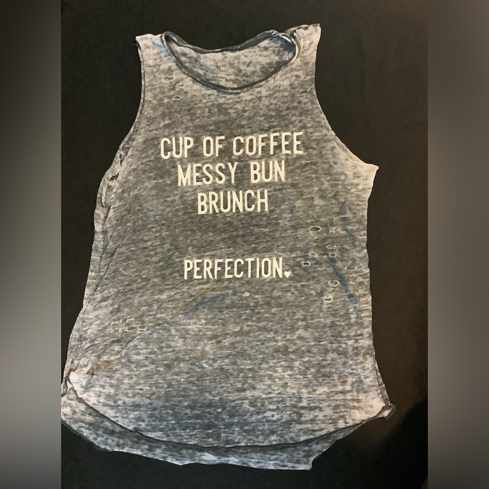 Women’s gray tank top size medium